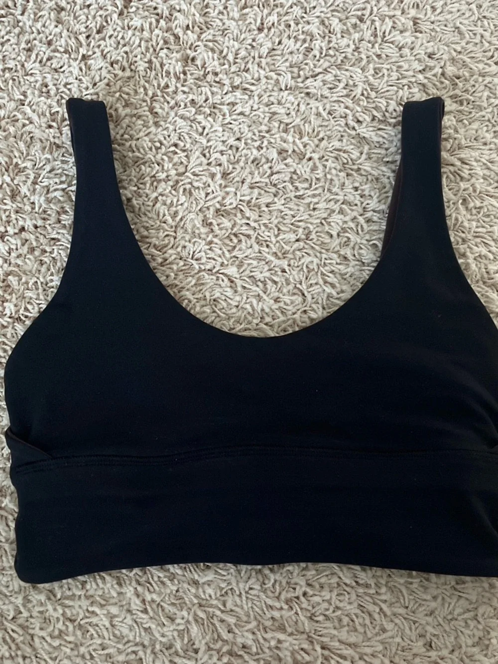 lululemon Black High-Waist Leggings with Matching Sports Bra